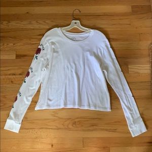 Hollister Long Sleeve Rose Short